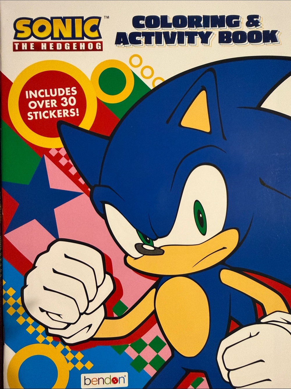 Sonic the Hedgehog Blue Coloring & Activity Book - Bendon
